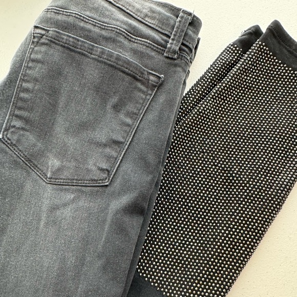 J Brand Petra Alley Cat Mid-rise Studded
Embellished Skinny Jeans Size 28 - Picture 1 of 11